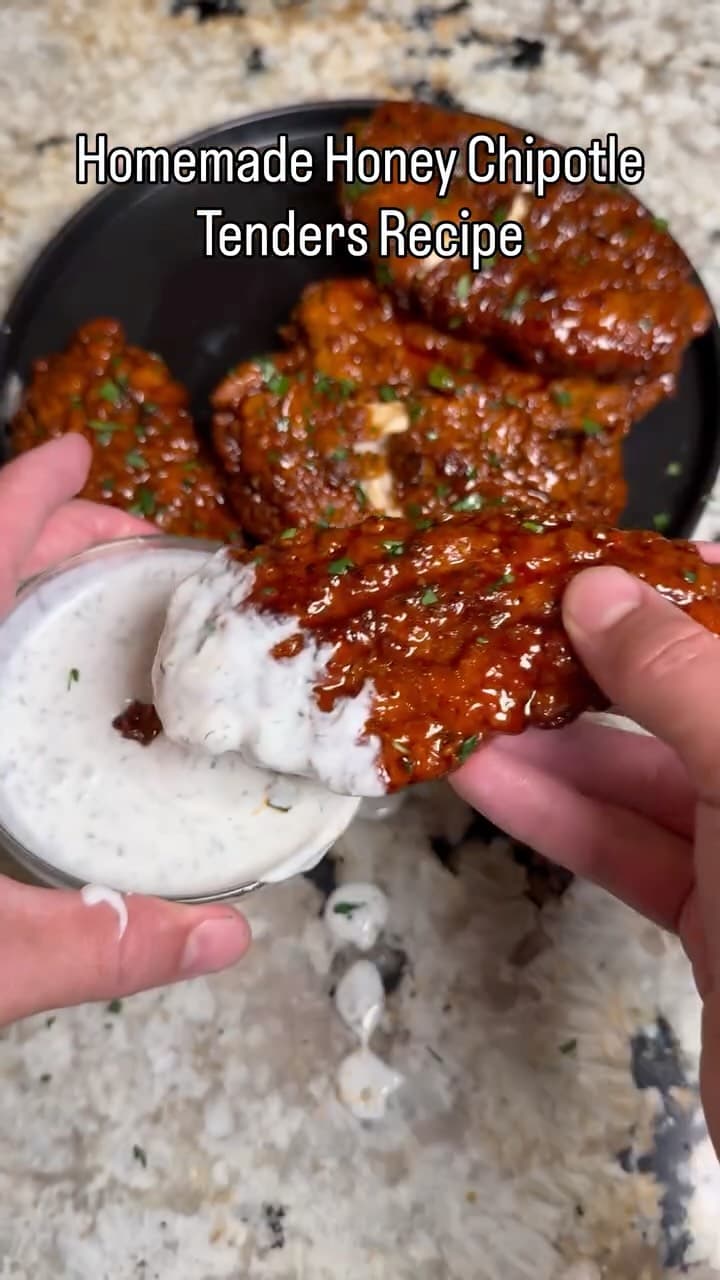 Homemade Honey Chipotle Chicken Tenders