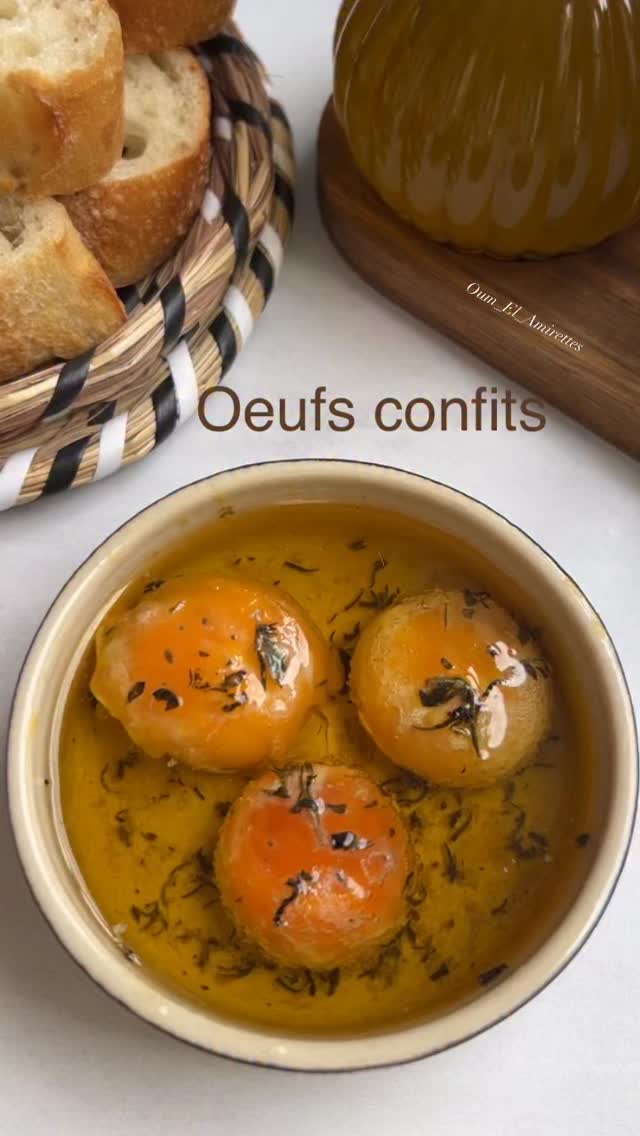 Olive Oil Confit Egg Yolks