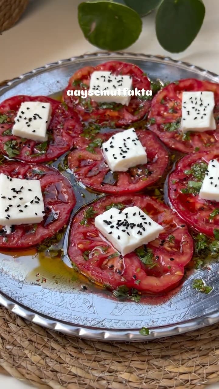 Tomato and White Cheese Salad