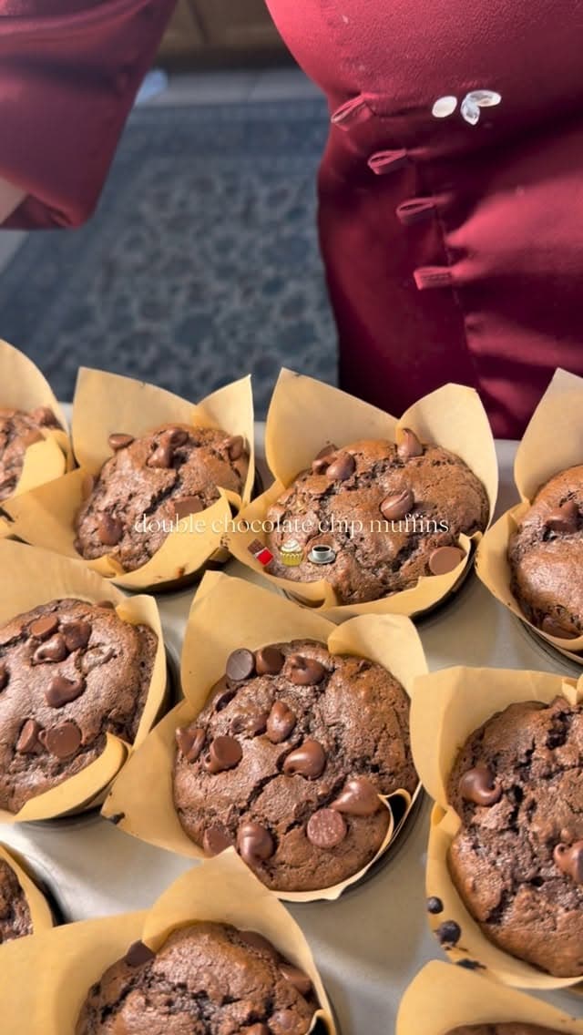 Doppelte Schokoladen-Muffins