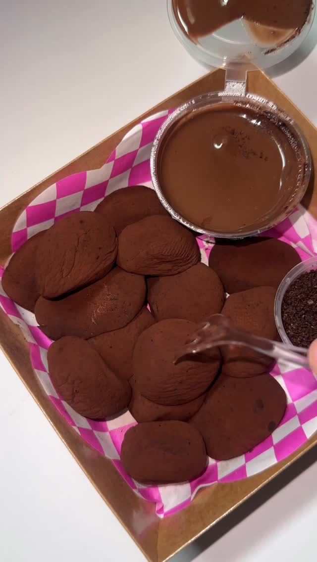 Bouchées mochi au chocolat