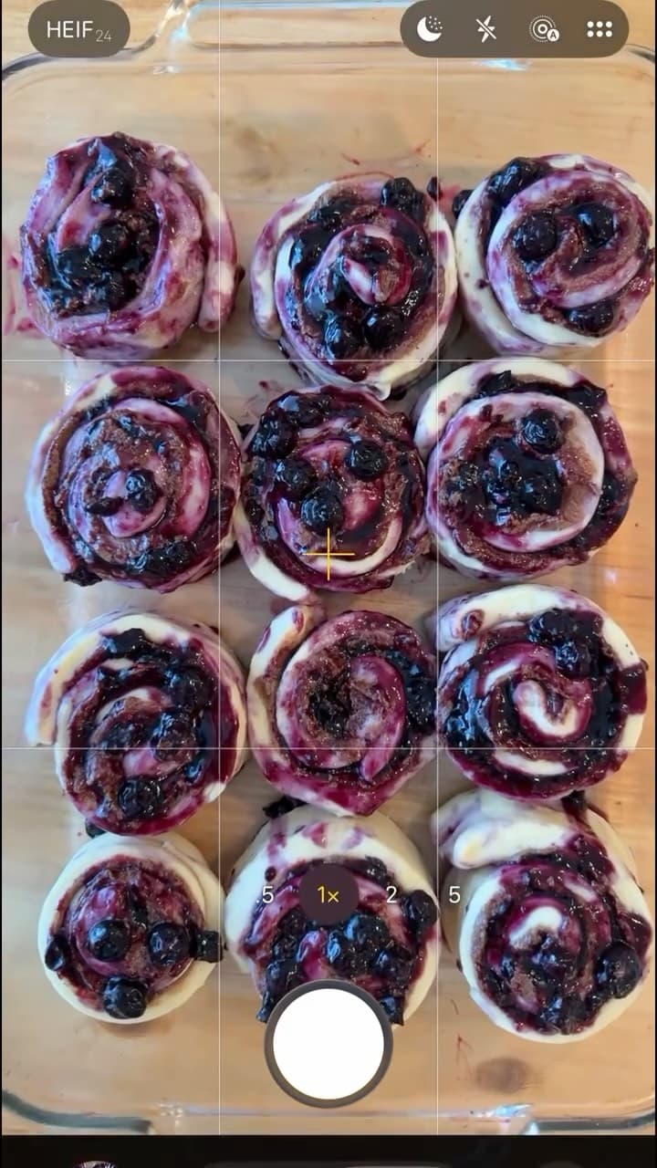 Blueberry Cinnamon Rolls
