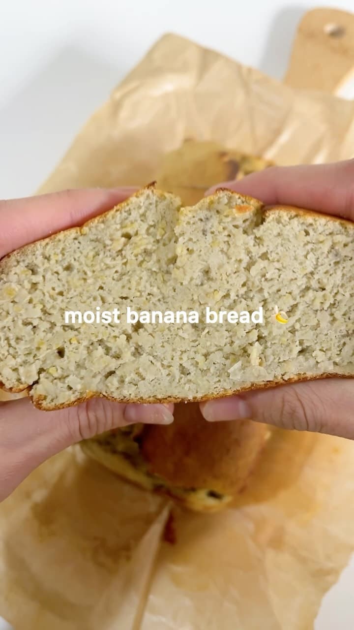 High-Protein Chickpea Banana Bread