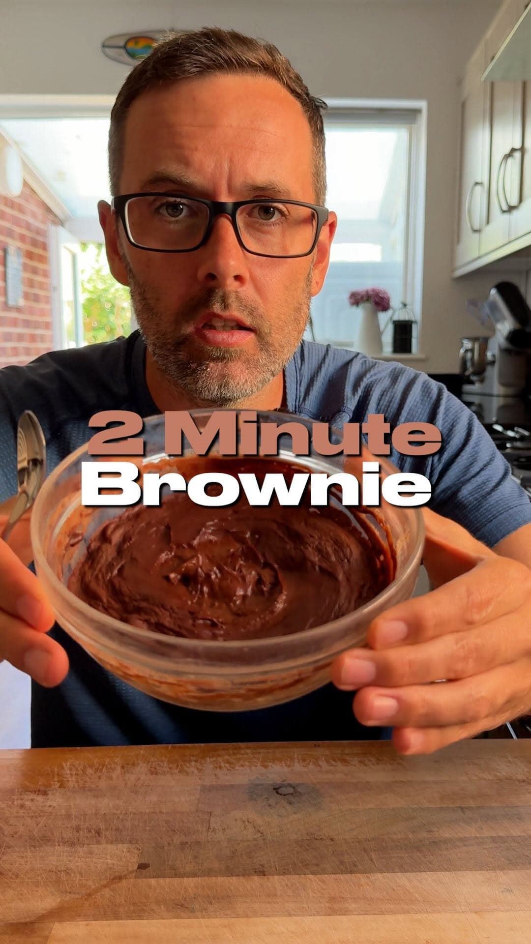 2-Minute Protein Brownie