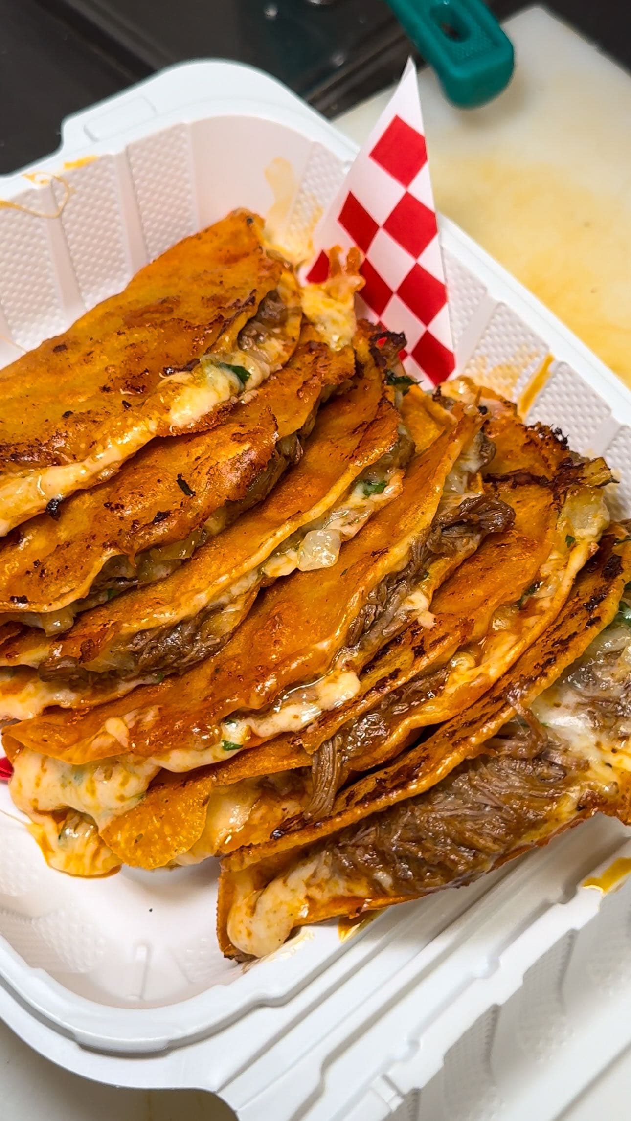 Quesabirria Tacos with Consomé