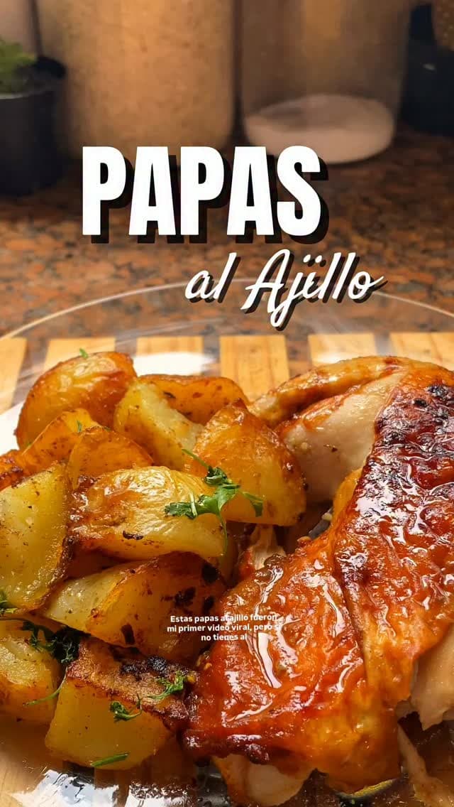 Papas al ajillo