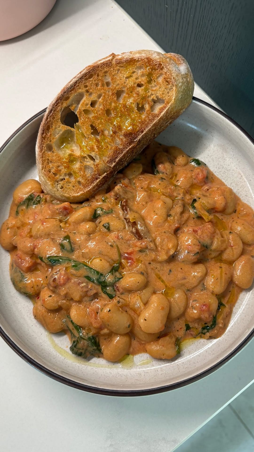 Creamy Harissa Bean Bowl