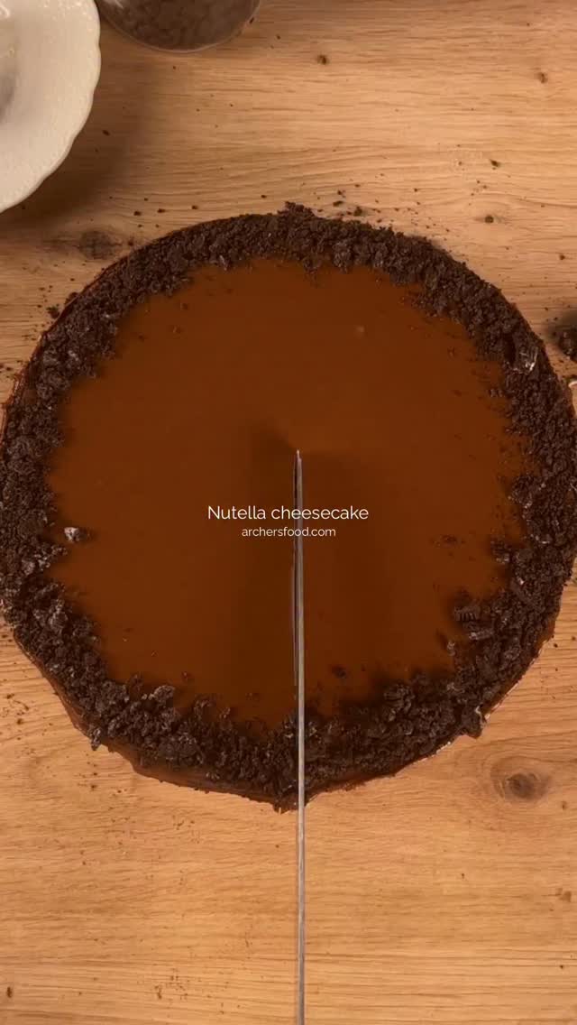 No-Bake Nutella Cheesecake