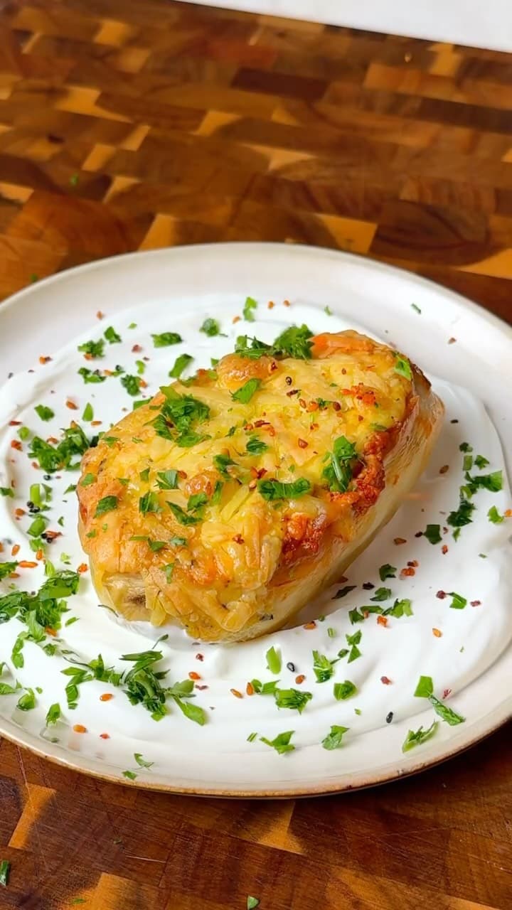 Patatas asadas rellenas