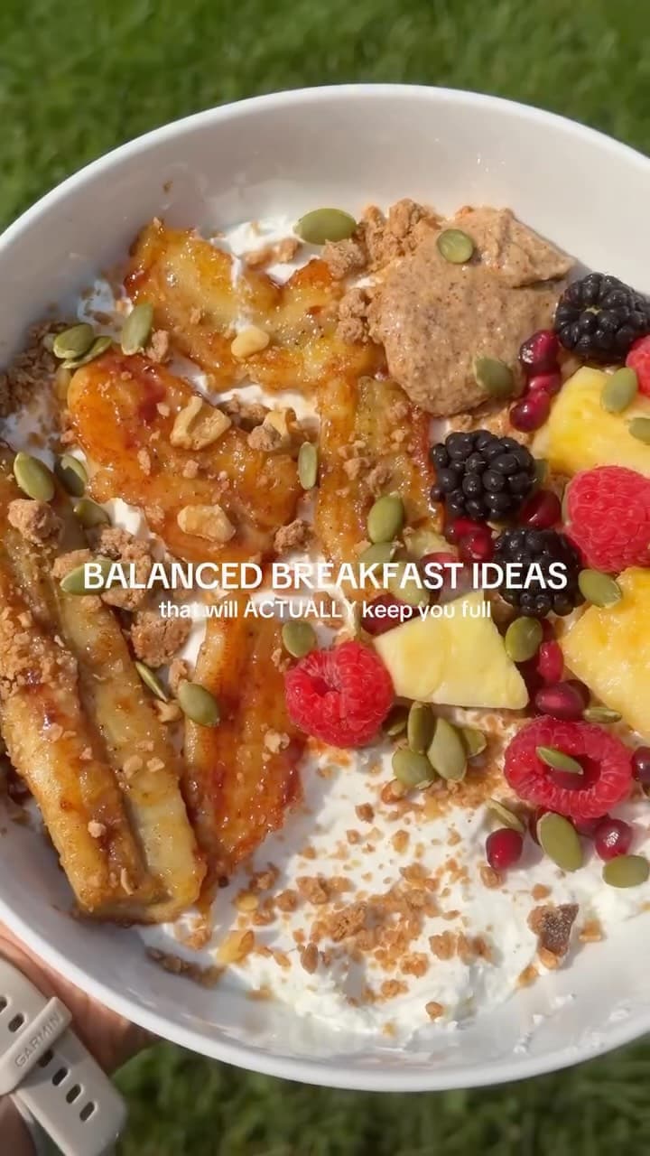 Jammy Eggs & Blueberry Waffles Breakfast