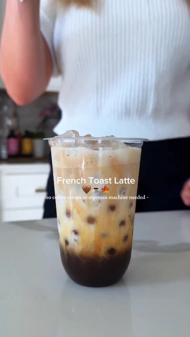 French Toast Iced Latte