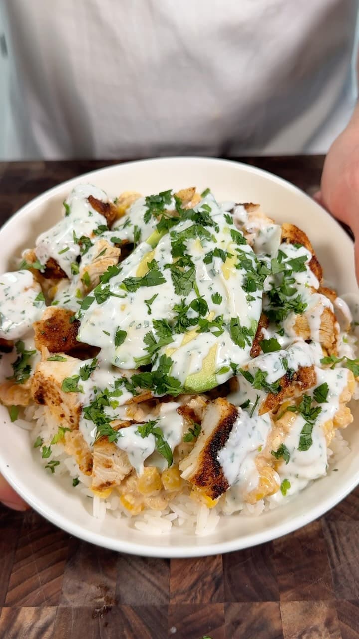 Street Corn Chicken Protein Bowl
