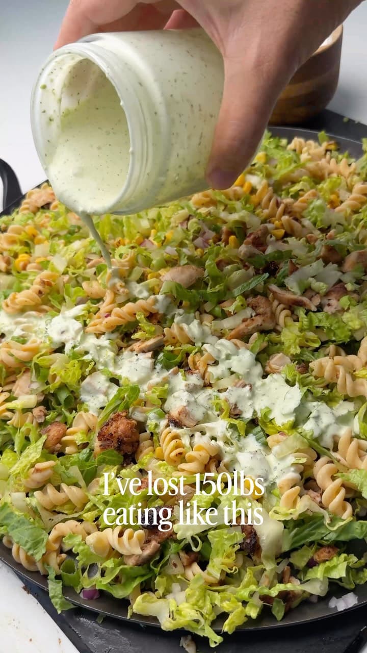 Creamy Chipotle Lime Chicken Pasta Salad