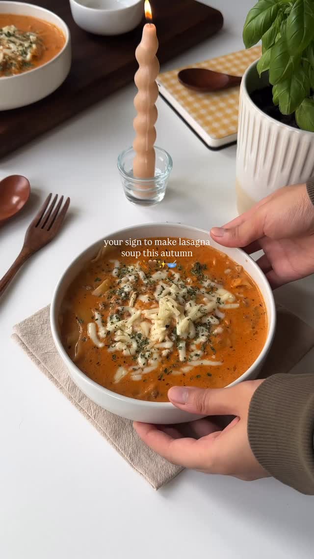 One Pot Lasagna Soup