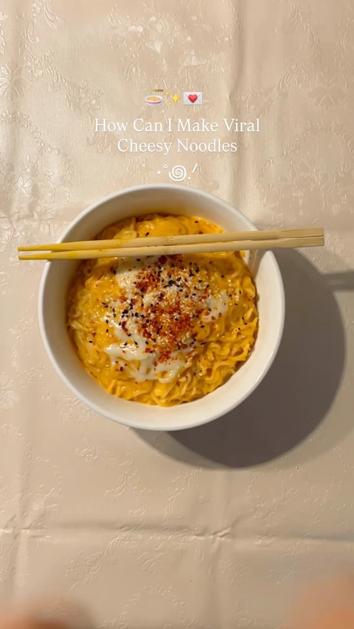 Viral Cheesy Maggie Noodles