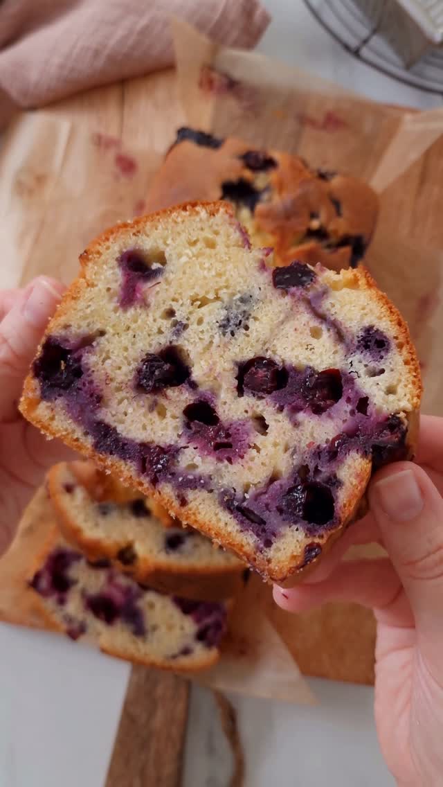 Bolo de Mirtilo Sem Glúten