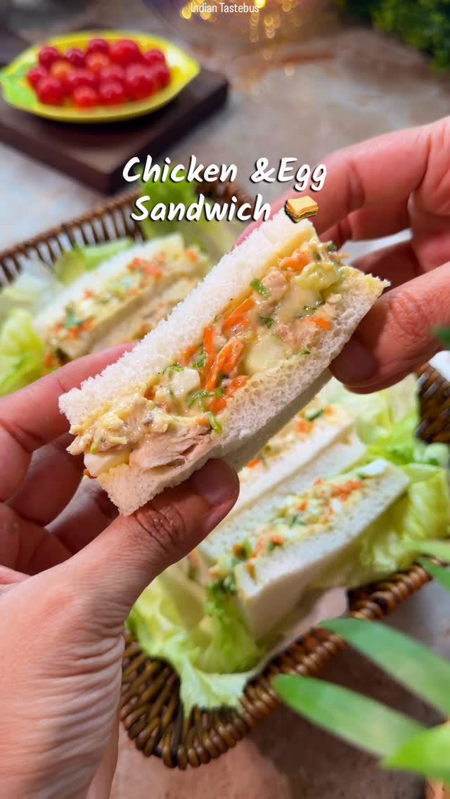 High Protein Chicken & Egg Sando