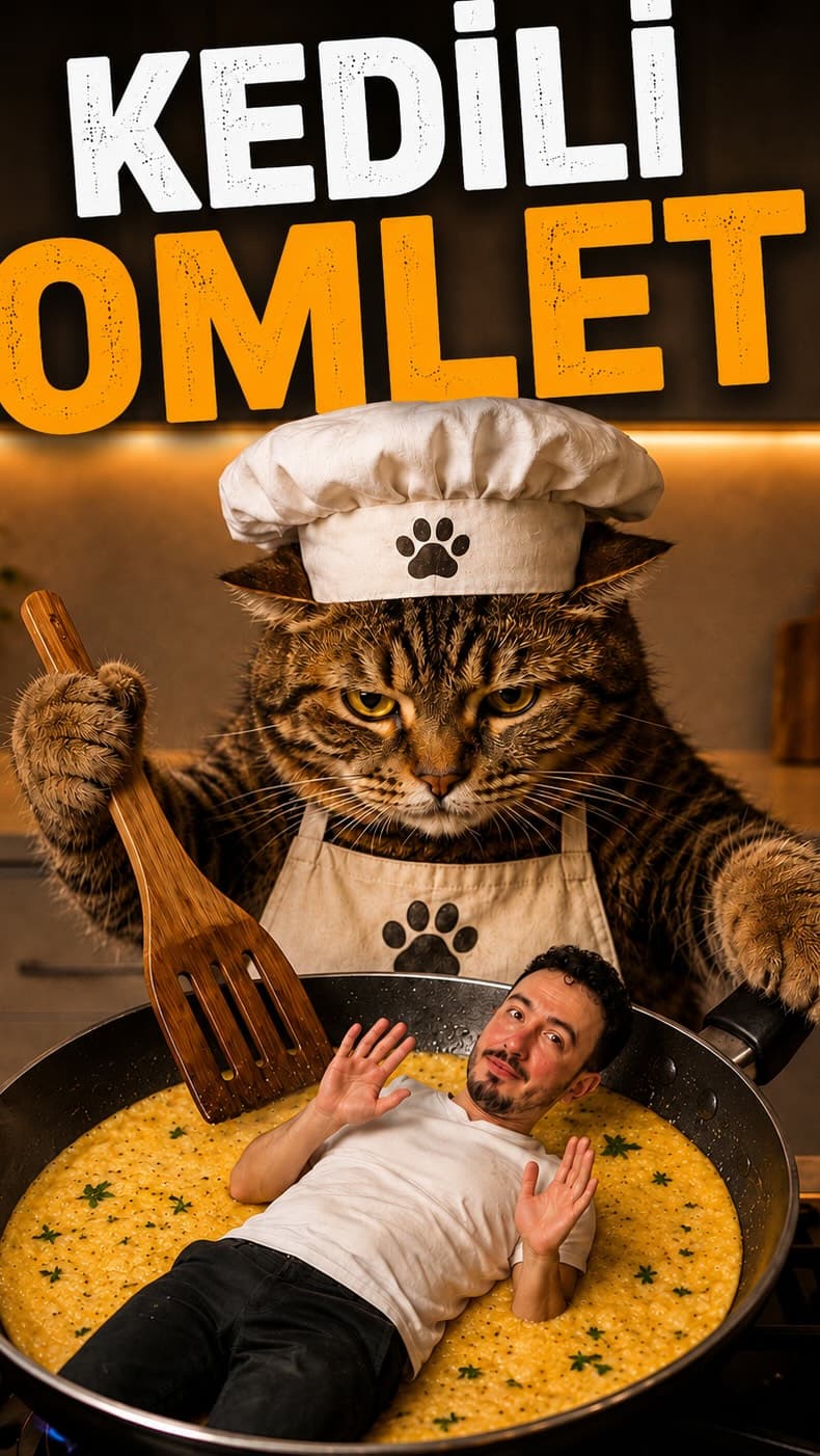 Кошачий омлет
