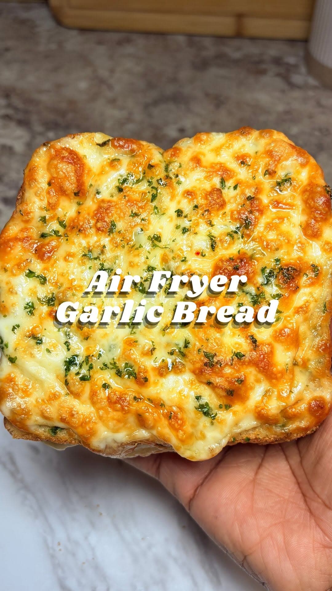 Air Fryer Garlic Bread