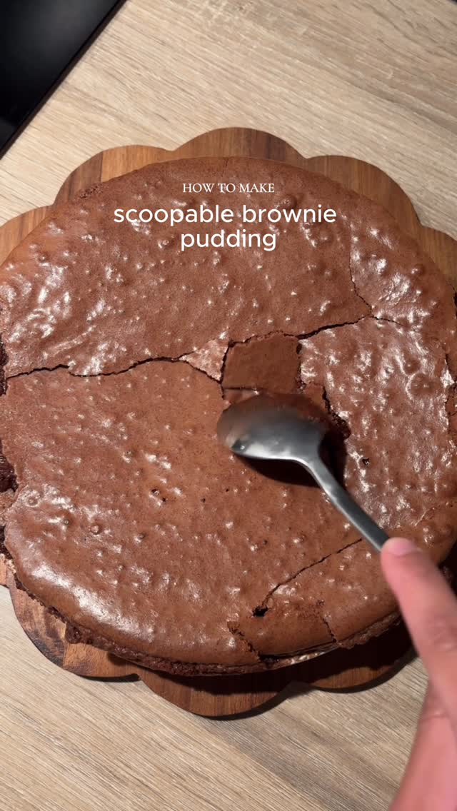 Brownie pudding