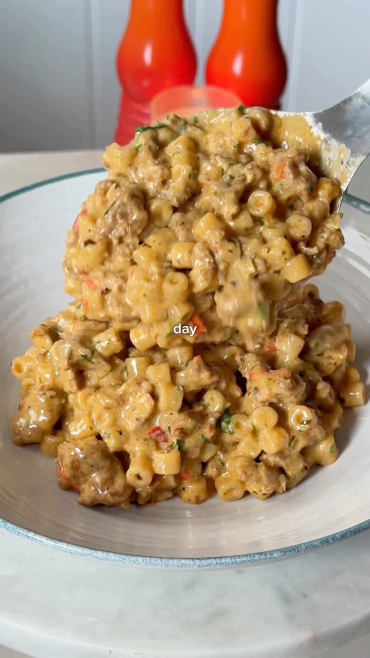 Pasta cremosa al chorizo