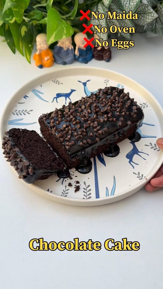 No-Maida No-Oven No-Eggs Sooji Icecream Cake