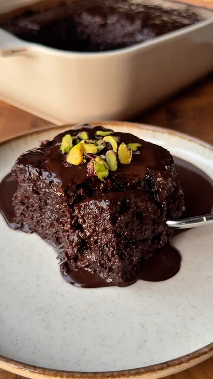 Bolo Molhado de Chocolate