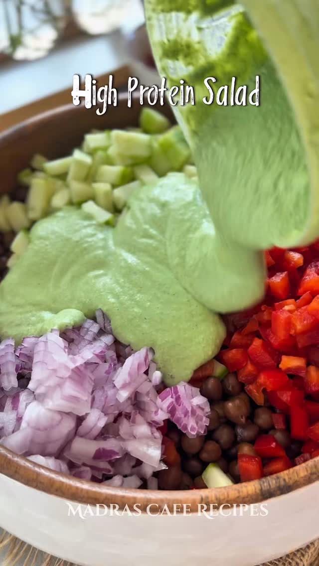 Creamy Paneer Kala Chana Salad