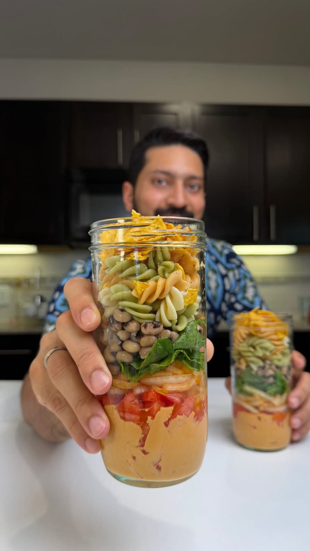 Pasta and White Beans Salad with Chipotle Mayo
