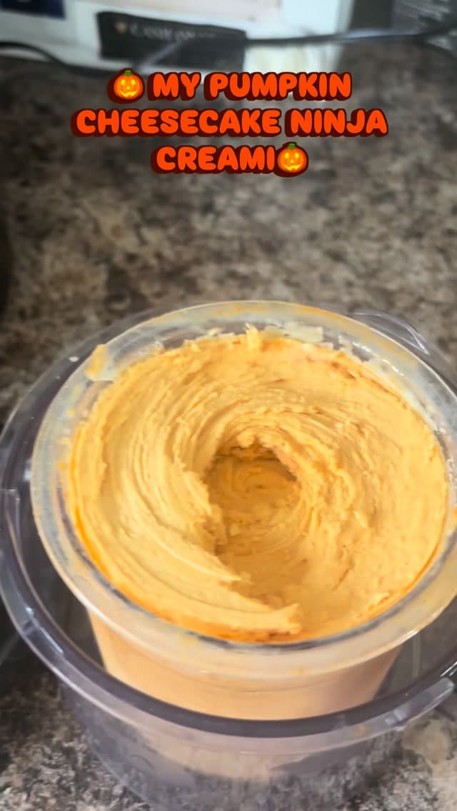 Cheesecake de calabaza Ninja CREAMi