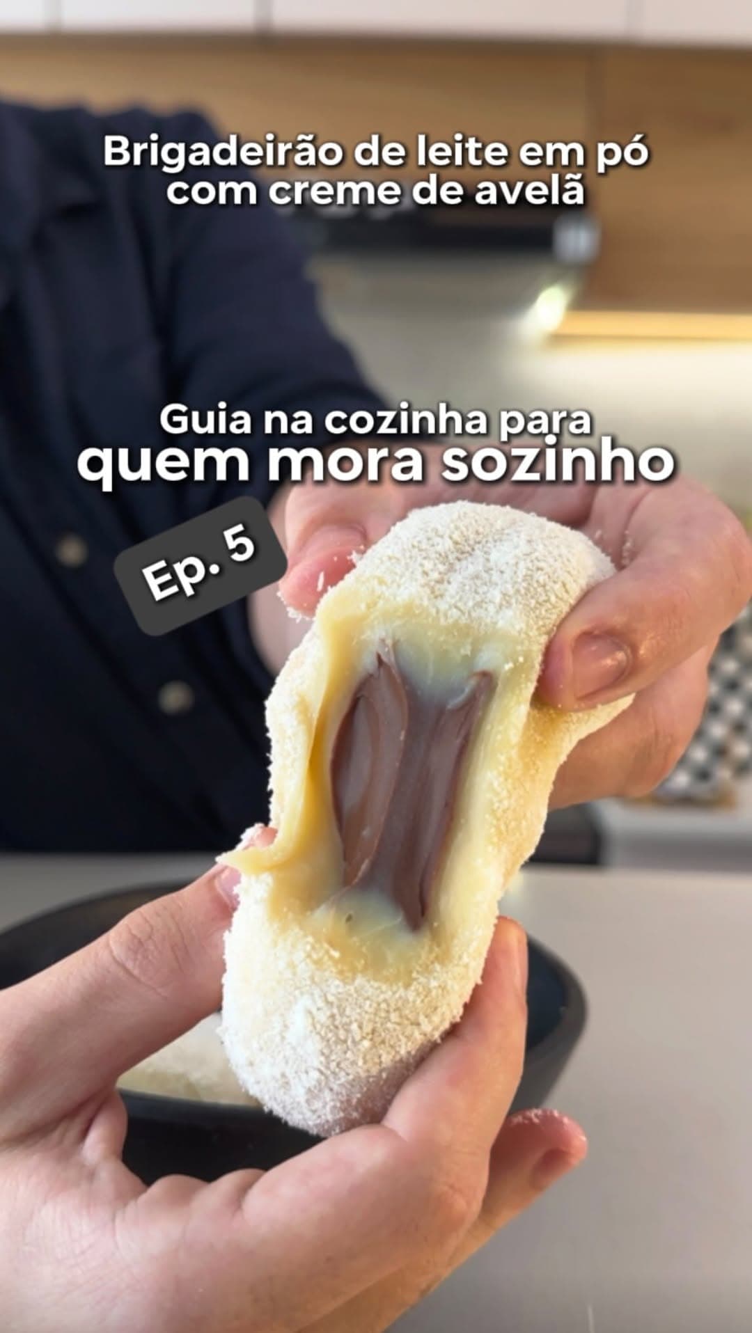 Brigadeirão de Ninho com Nutella