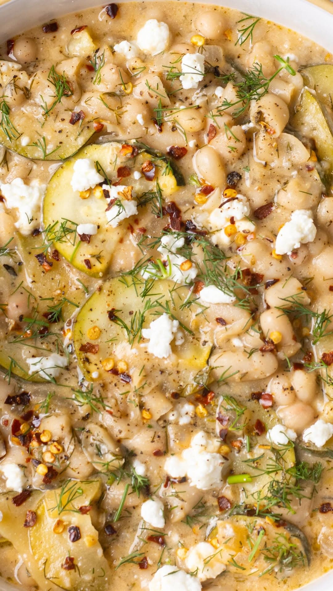 One-Pot Lemon Feta Beans