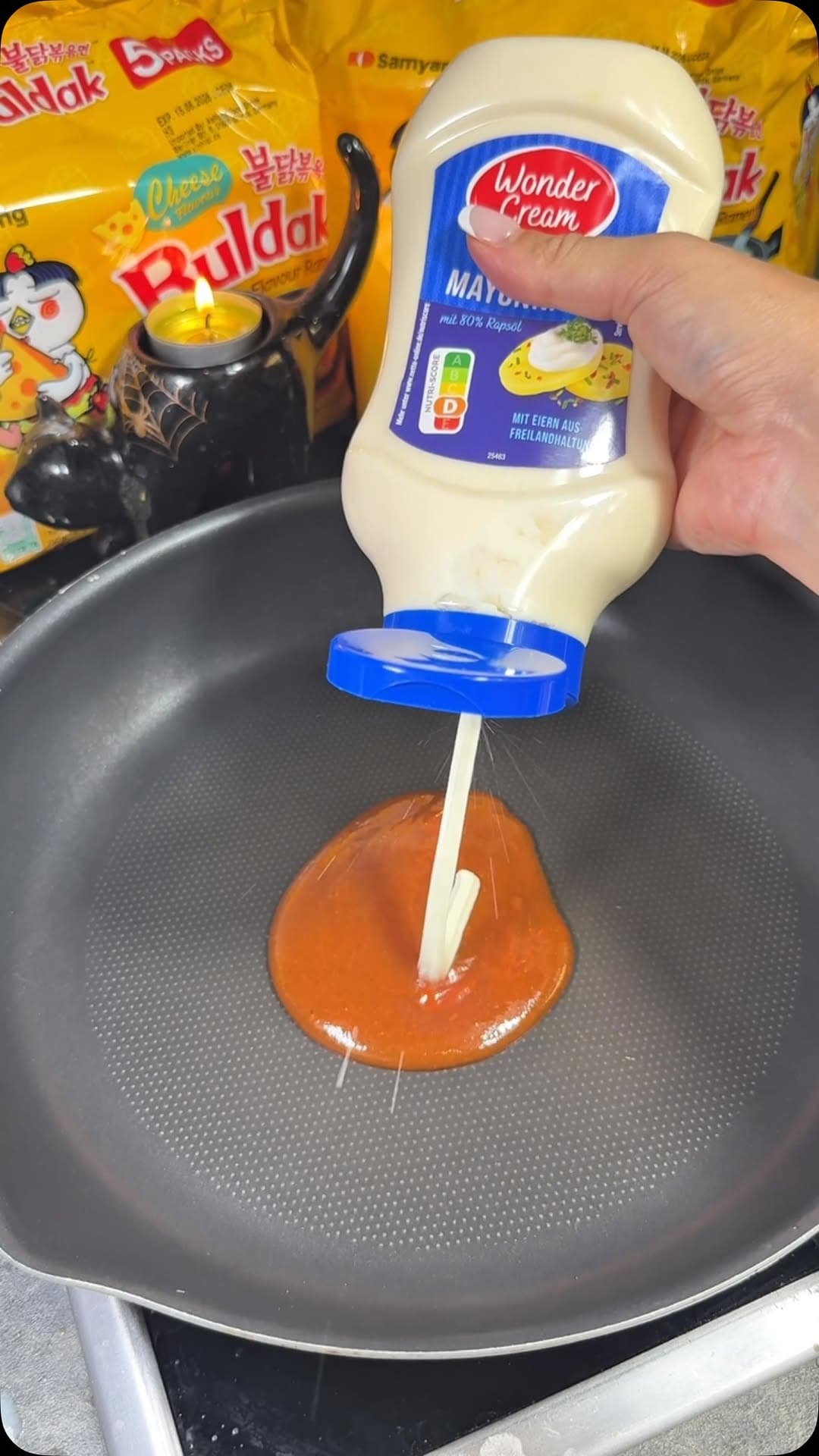 The Creamiest Cheesy Buldak Ever