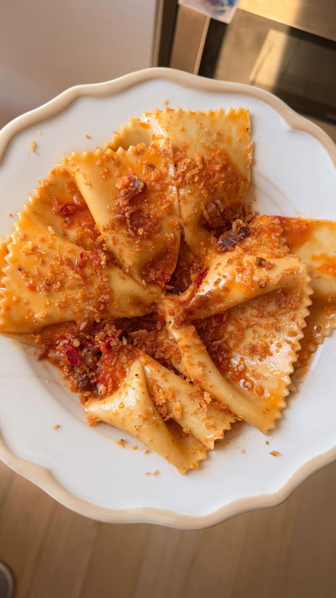 Giant Bow Ties Calabrian Chili Farfallone