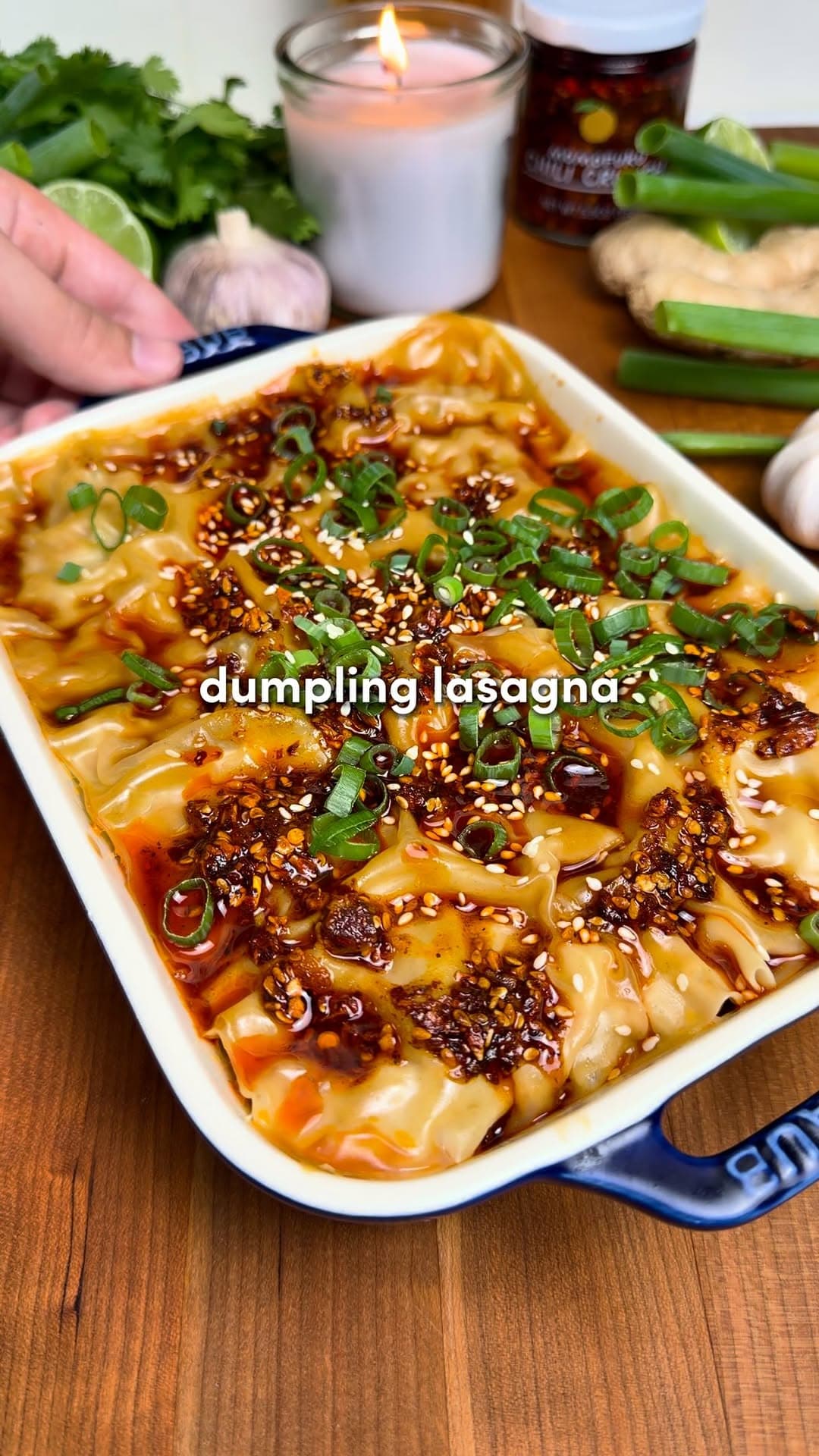 Viral Dumpling Lasagna