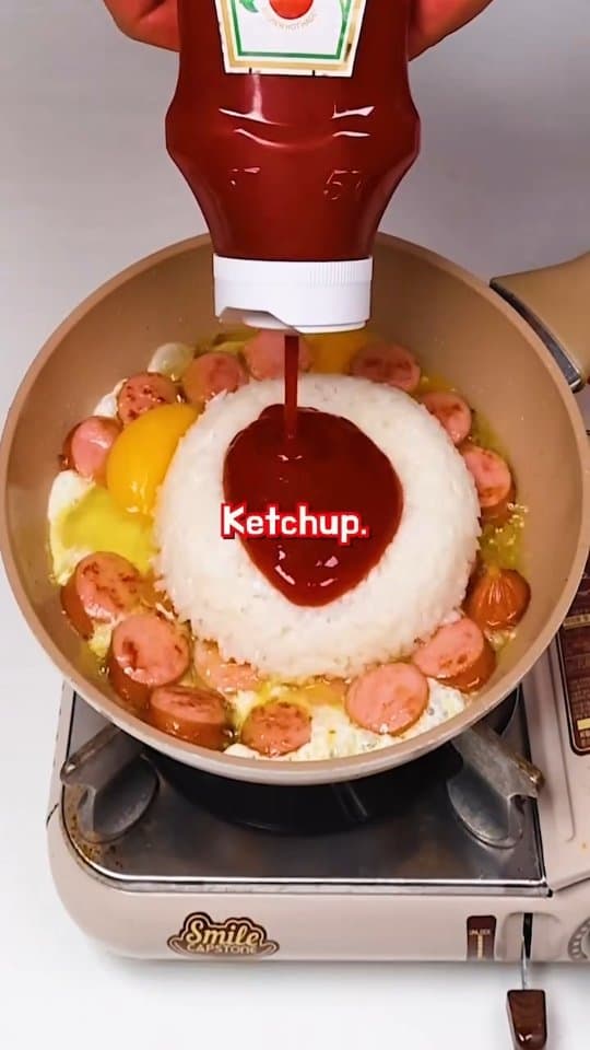Ultimate Cheesy Sausage Fried Rice