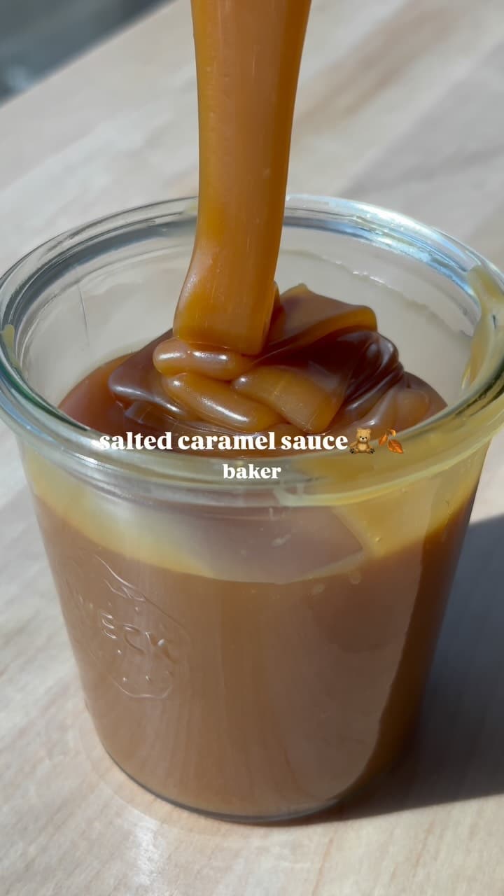 Домашний солёный карамельный соус
