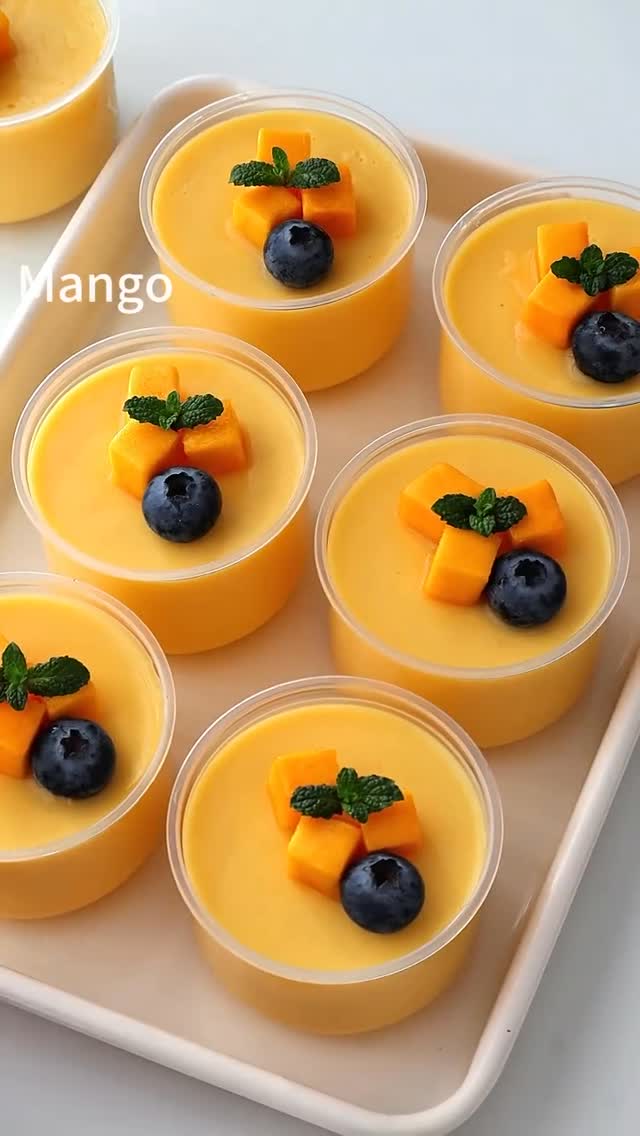 Mango Milk Pudding