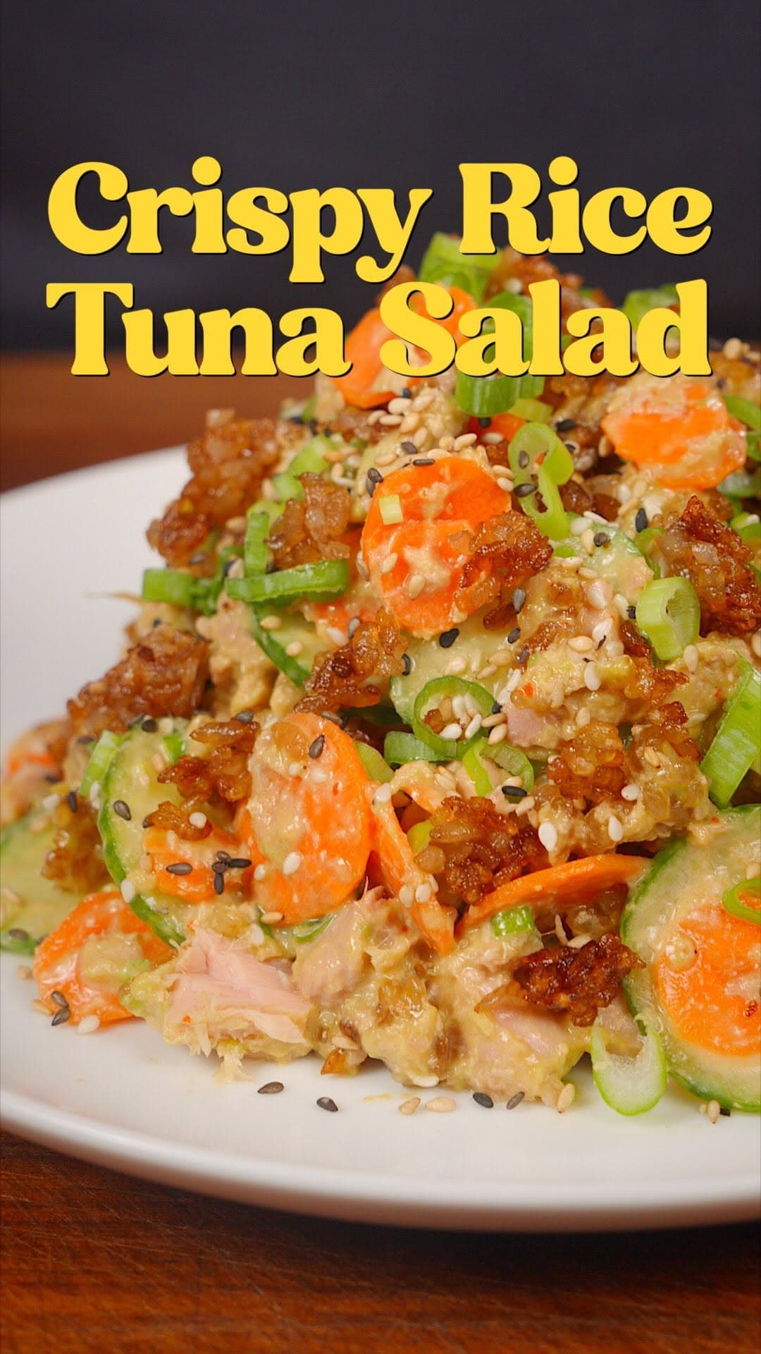 Crispy Rice Tuna Salad