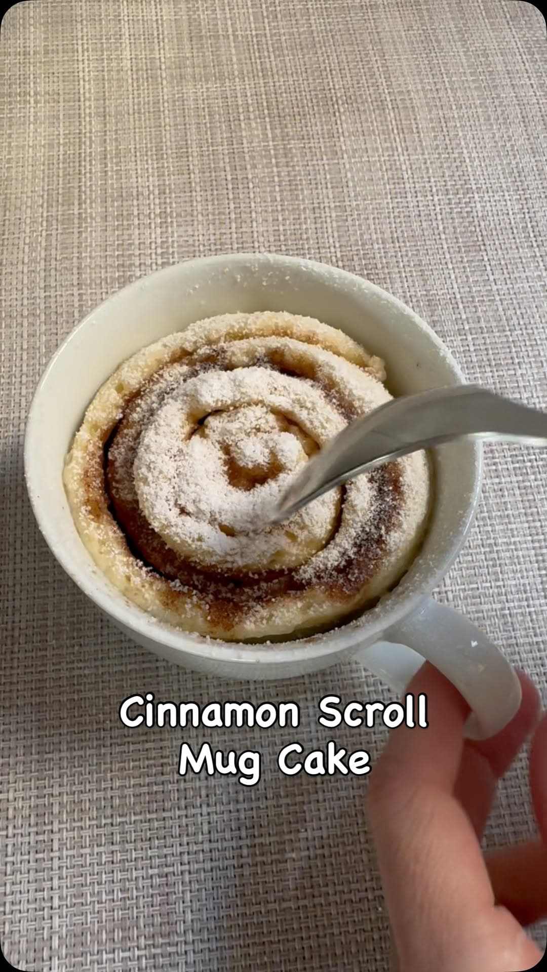 Cinnamon Scroll Mug Cake