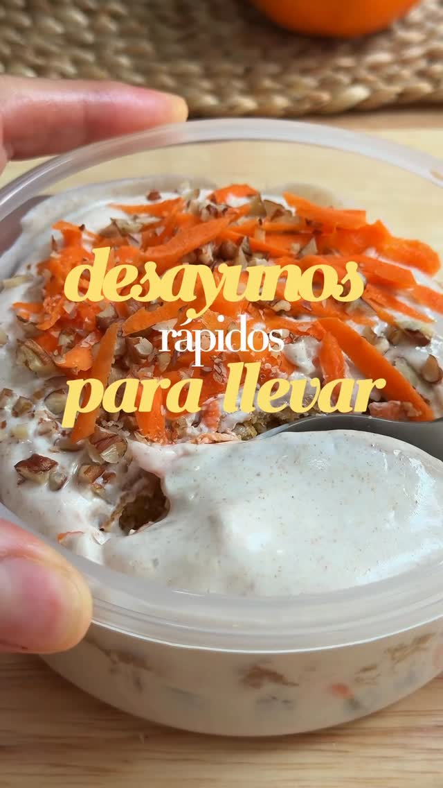 Pancakes de zanahoria tipo carrot cake