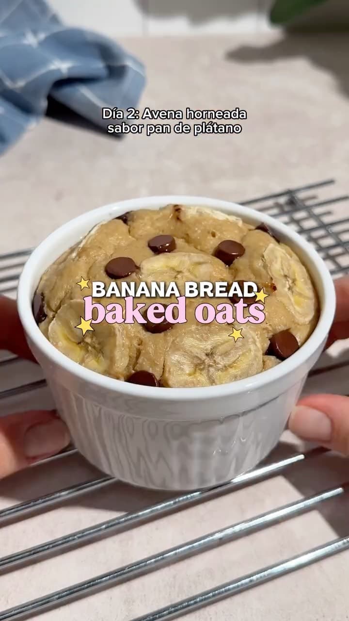 Avena horneada sabor Pan de Plátano