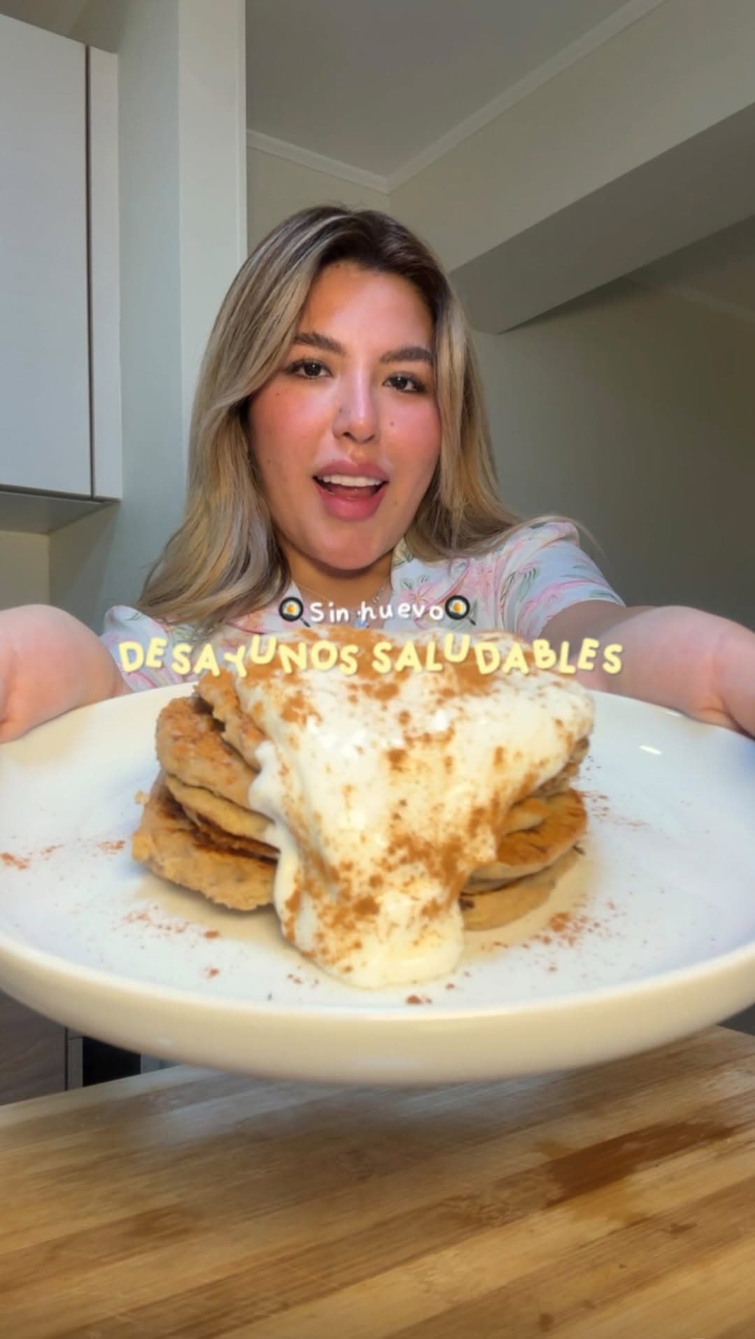 Pancakes saludables sin huevo