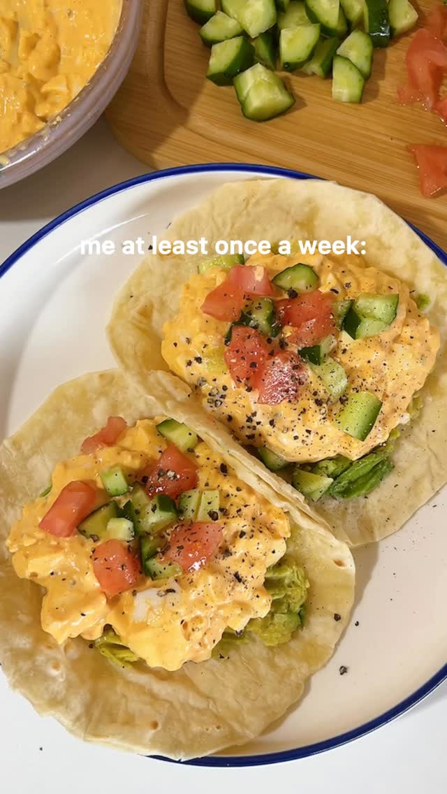 Tacos de Ensalada de Huevo