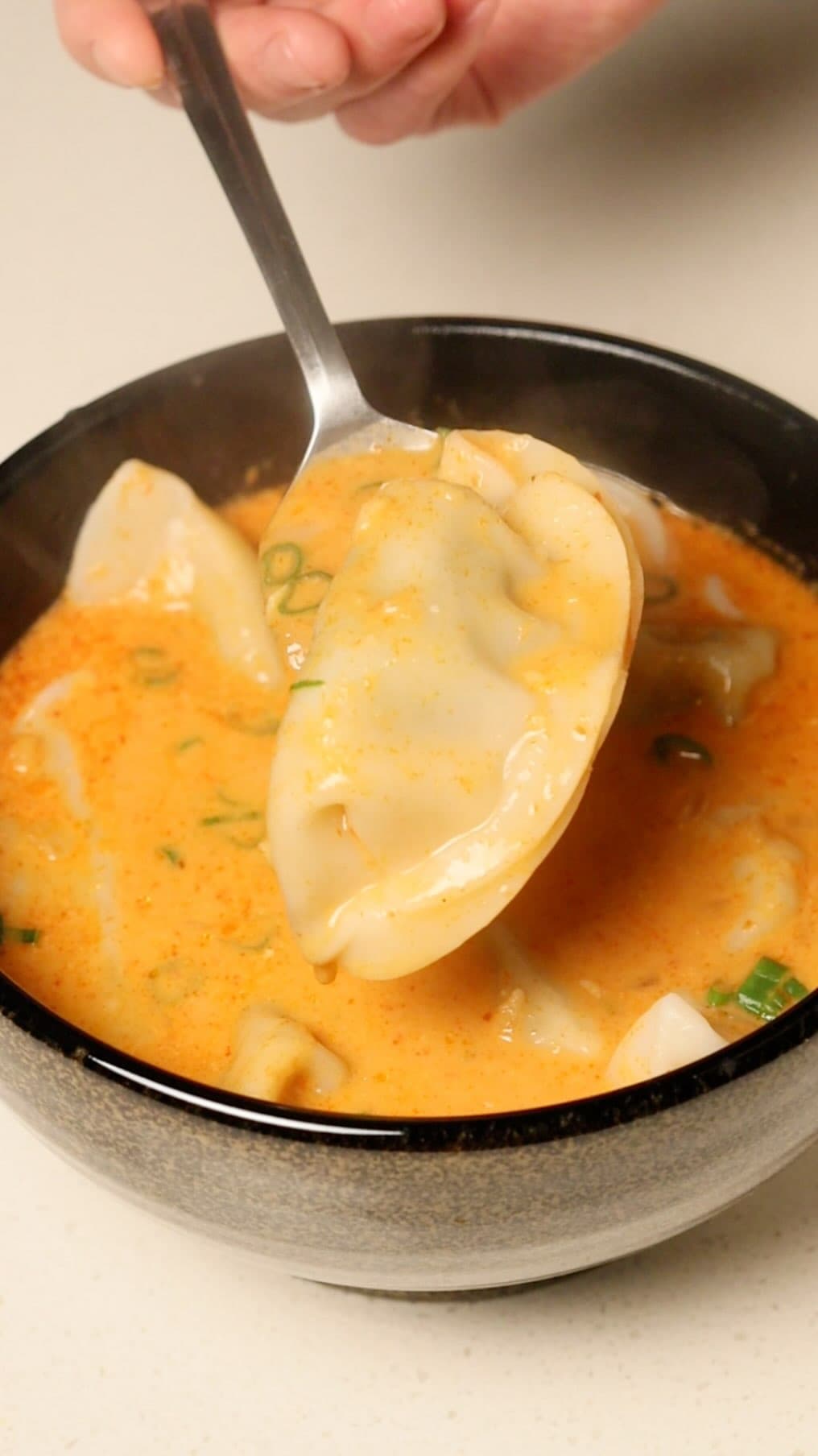 Thai Red Curry Wonton Soup