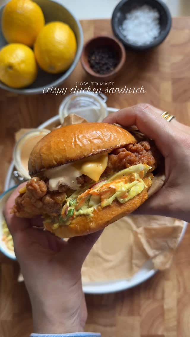 Buttermilk Fried Crispy Chicken Sandwich