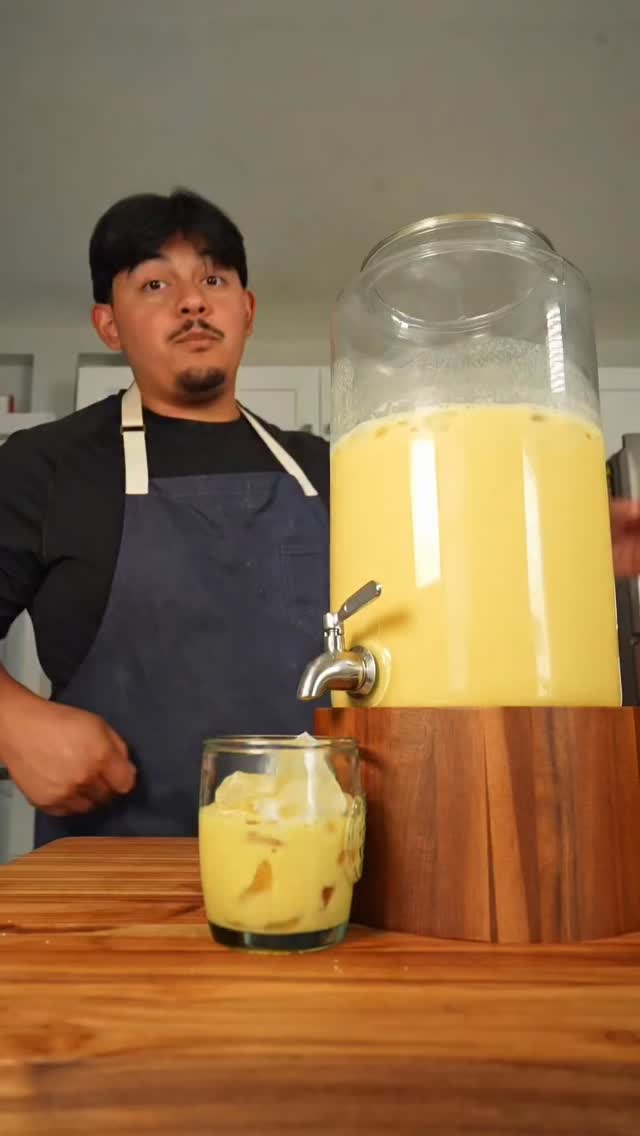 Peaches and Cream Agua Fresca