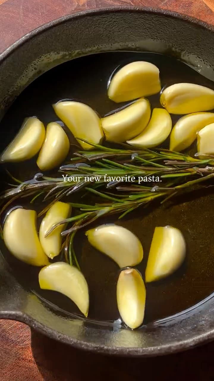 Garlic Confit Aglio e Olio