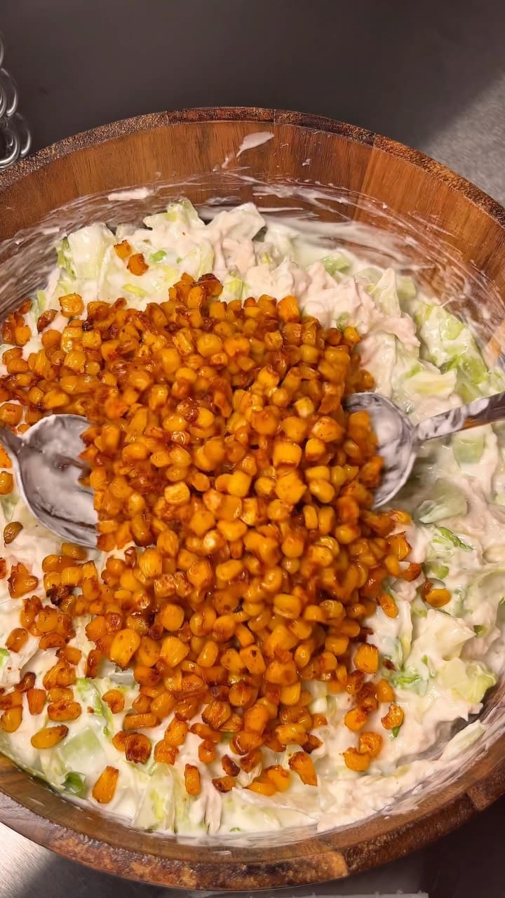 Crispy Corn Chicken Salad