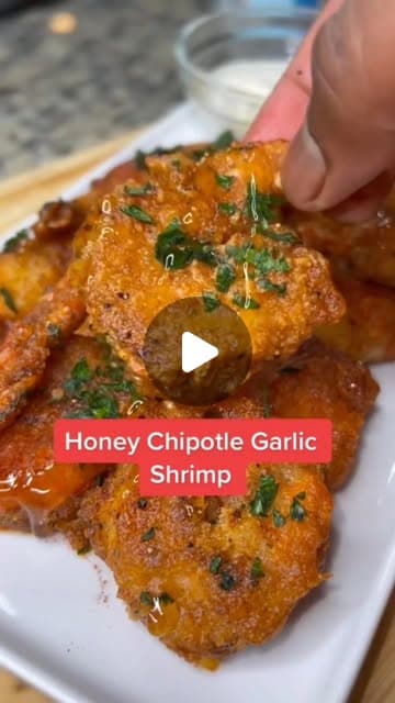 Honey Chipotle Garlic Shrimp